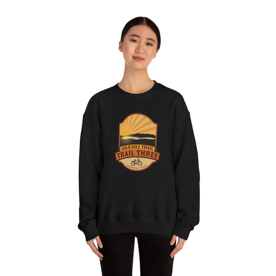 Gold Hill Trail (Trail 3) - Sandpoint, Idaho Unisex Heavy Blend Crewneck Sweatshirt