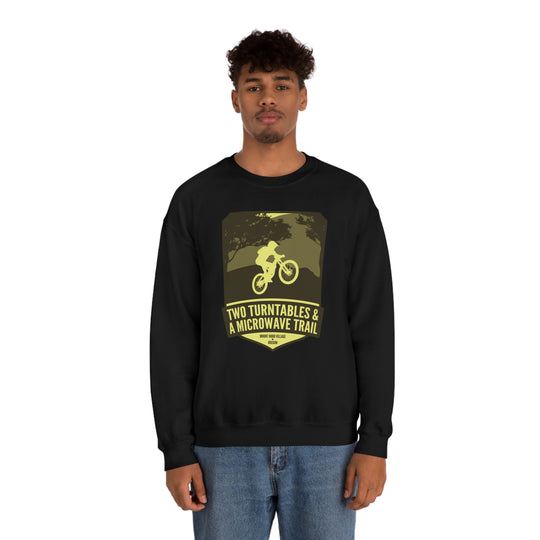 Two Turntables and a Microwave Trail - Mount Hood Village, OR Unisex Heavy Blend Crewneck Sweatshirt