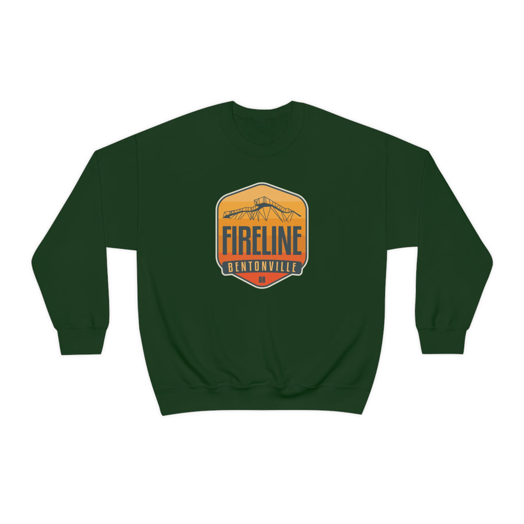 Fireline - Bentonville, Arkansas Unisex Heavy Blend Crewneck Sweatshirt