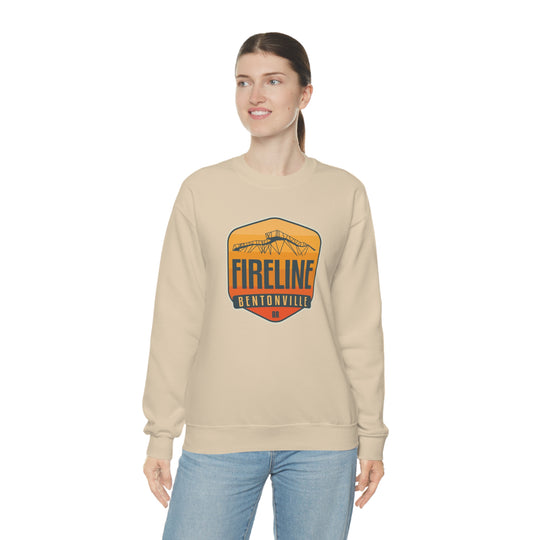 Fireline - Bentonville, Arkansas Unisex Heavy Blend Crewneck Sweatshirt