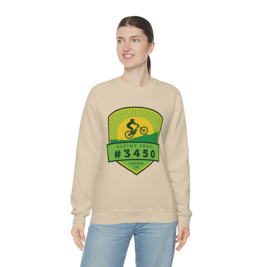 Alpine Trail #3450 - Oakridge, Oregon Unisex Heavy Blend Crewneck Sweatshirt