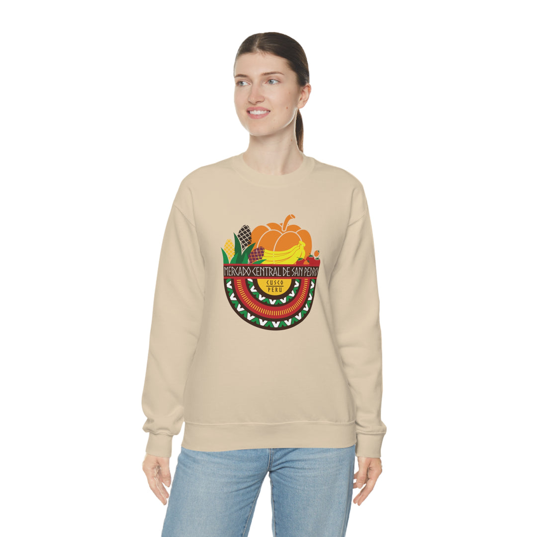 Mercado Central de San Pedro - Cusco, Peru Unisex Heavy Blend Crewneck Sweatshirt