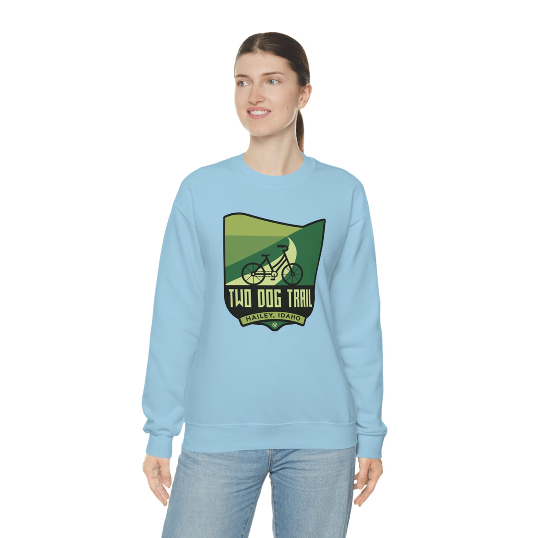 Two Dog Trail - Hailey, Idaho Unisex Heavy Blend Crewneck Sweatshirt