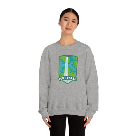 Puff Falls - Oregon Unisex Heavy Blend Crewneck Sweatshirt