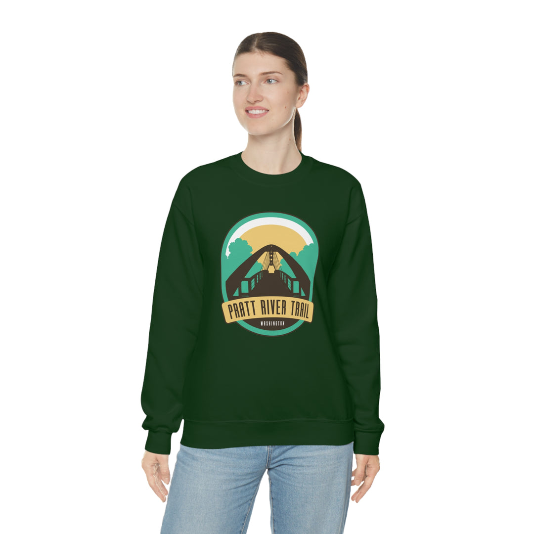 Pratt River Trail - Washington Unisex Heavy Blend Crewneck Sweatshirt