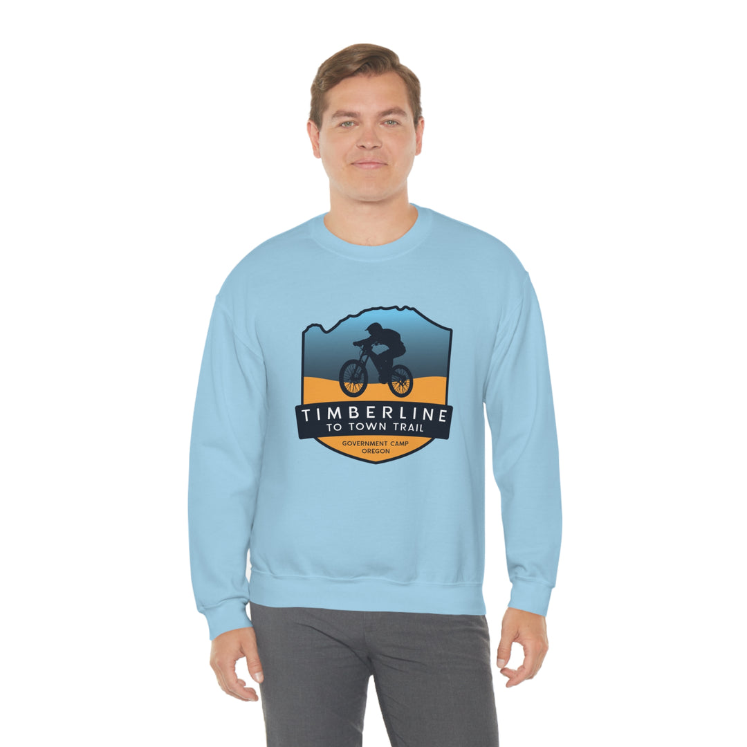 Timberline to Town Trail - Government Camp, Oregon Unisex Heavy Blend Crewneck Sweatshirt