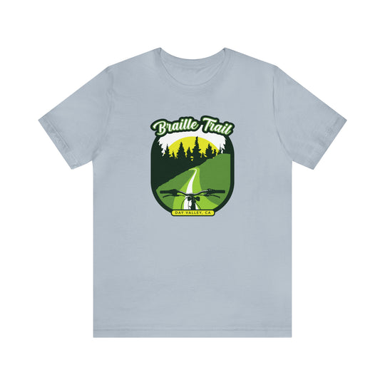 Braille Trail - Day Valley, CA Unisex Tee Shirt