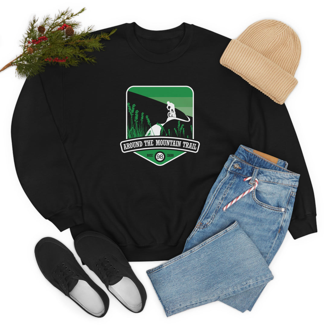 Around the Mountain Trail (98) - Boise, Idaho Unisex Heavy Blend Crewneck Sweatshirt