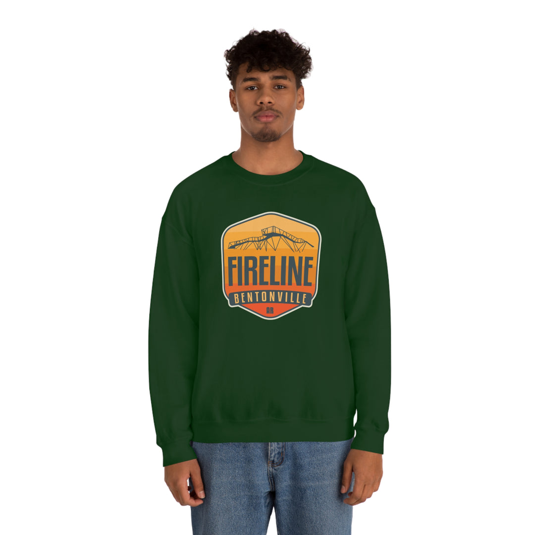 Fireline - Bentonville, Arkansas Unisex Heavy Blend Crewneck Sweatshirt