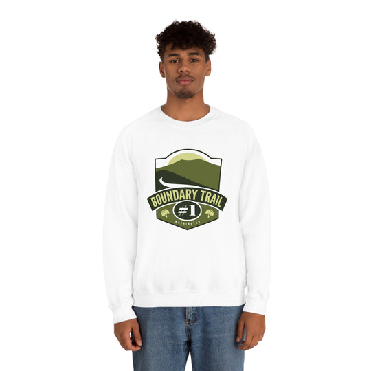 Boundary Trail #1 - Washington Unisex Heavy Blend Crewneck Sweatshirt