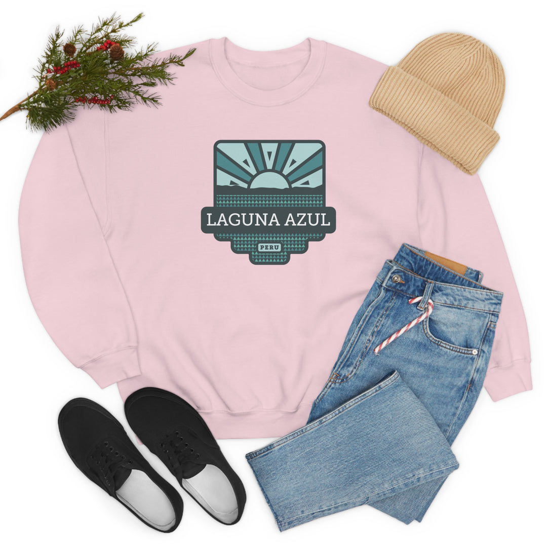 Laguna Azul - Peru Unisex Heavy Blend Crewneck Sweatshirt