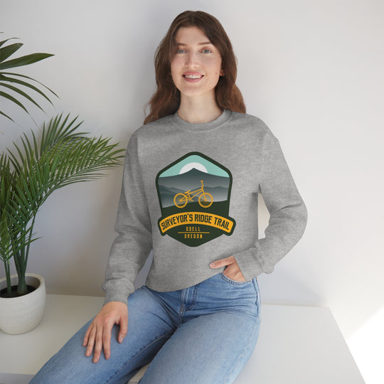 Surveyor's Ridge Trail - Odell, Oregon Unisex Heavy Blend Crewneck Sweatshirt