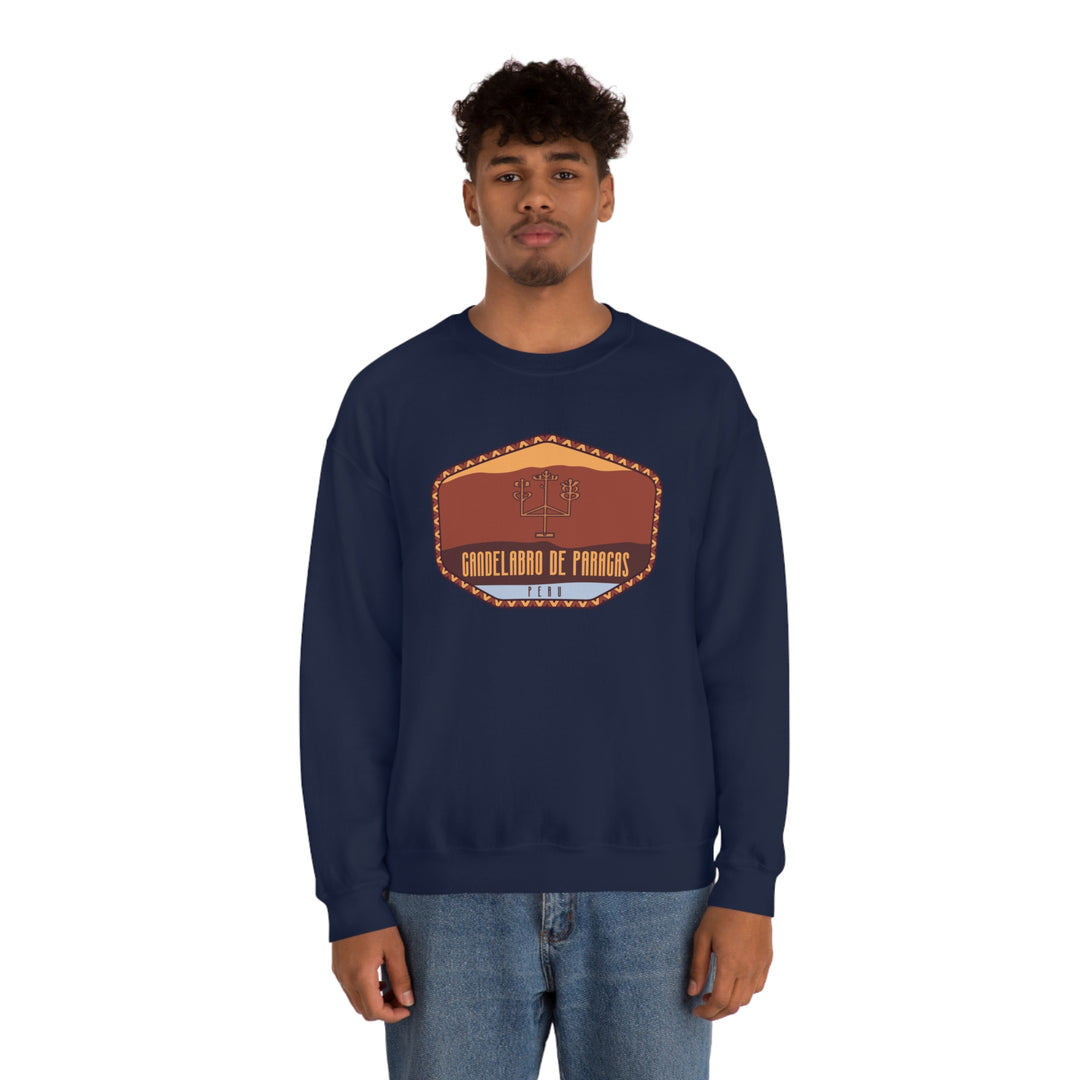 Candelabro de Paracas - Peru | Unisex Heavy Blend Crewneck Sweatshirt