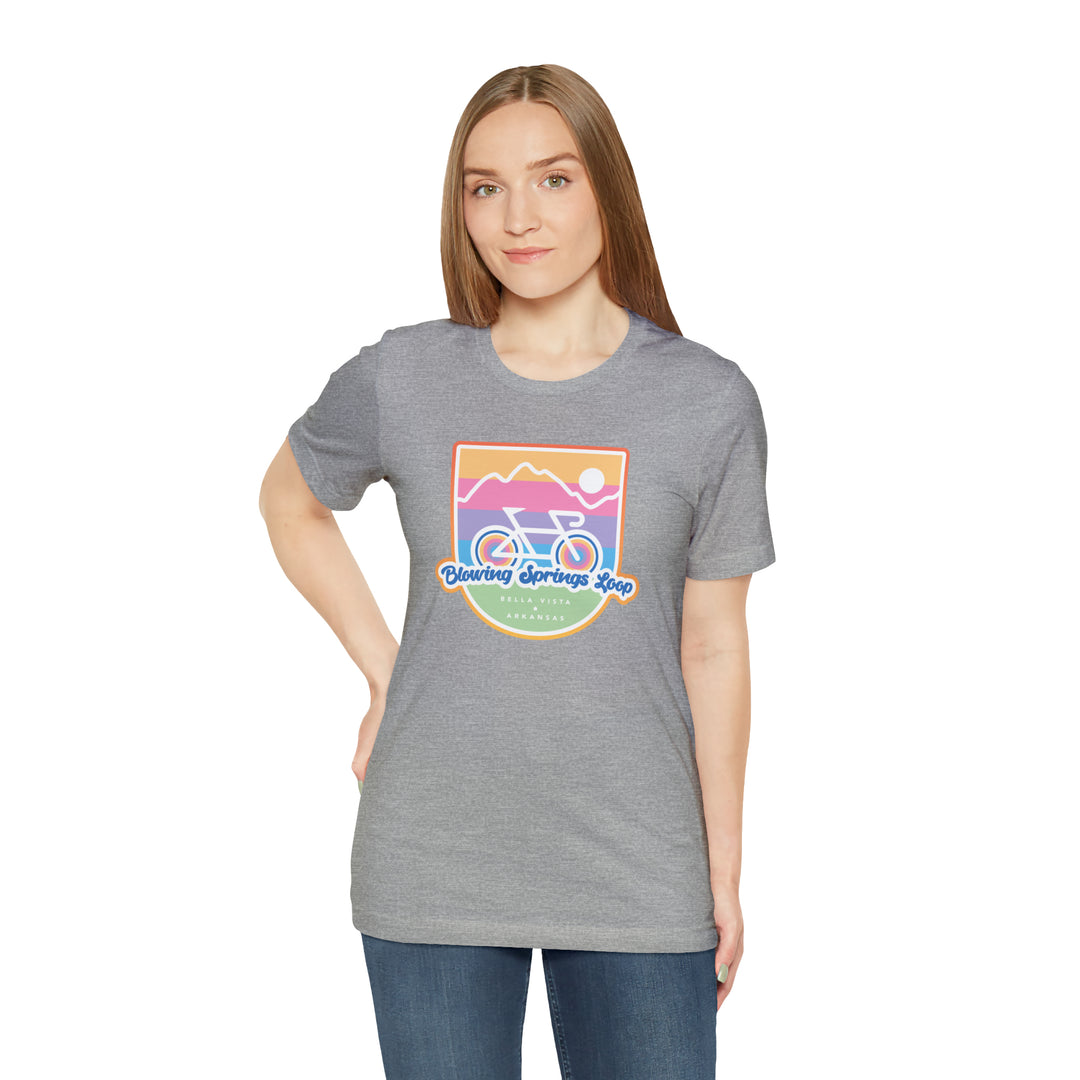 Blowing Springs Loop - Bella Vista, Arkansas Unisex Jersey Short Sleeve Tee - Gift for hikers