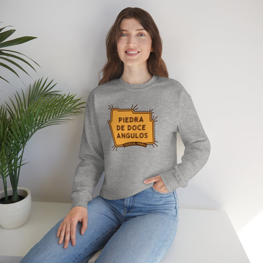 Piedra de doce angulos - Cuzco, Peru Unisex Heavy Blend Crewneck Sweatshirt