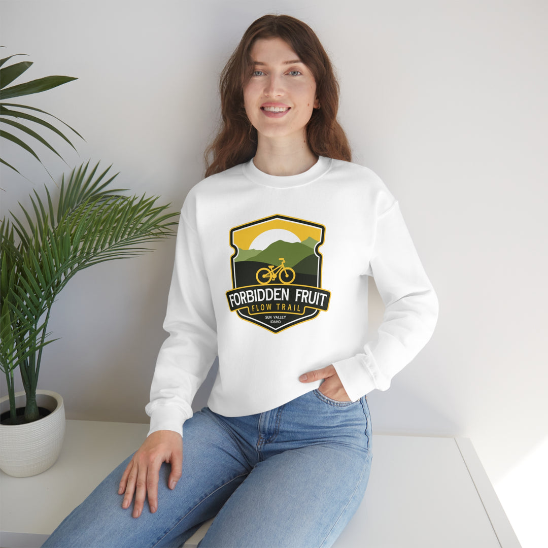 Forbidden Fruit Flow Trail - Sun Valley, Idaho Unisex Heavy Blend Crewneck Sweatshirt