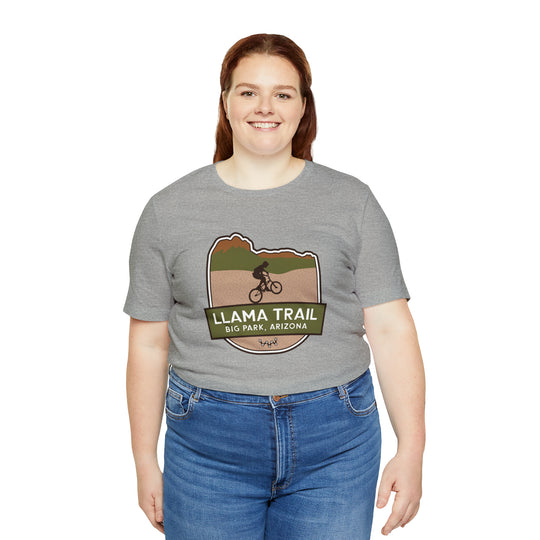 Llama Trail - Big Park, Arizona Unisex T-Shirt