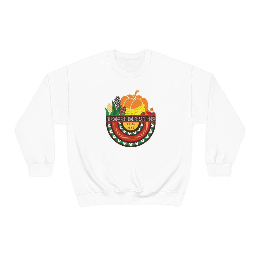 Mercado Central de San Pedro - Cusco, Peru Unisex Heavy Blend Crewneck Sweatshirt