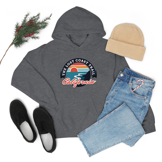 The Lost Coast Trail Unisex Heavy Blend Hoodie Sweatshirt - California, USA hiker gift