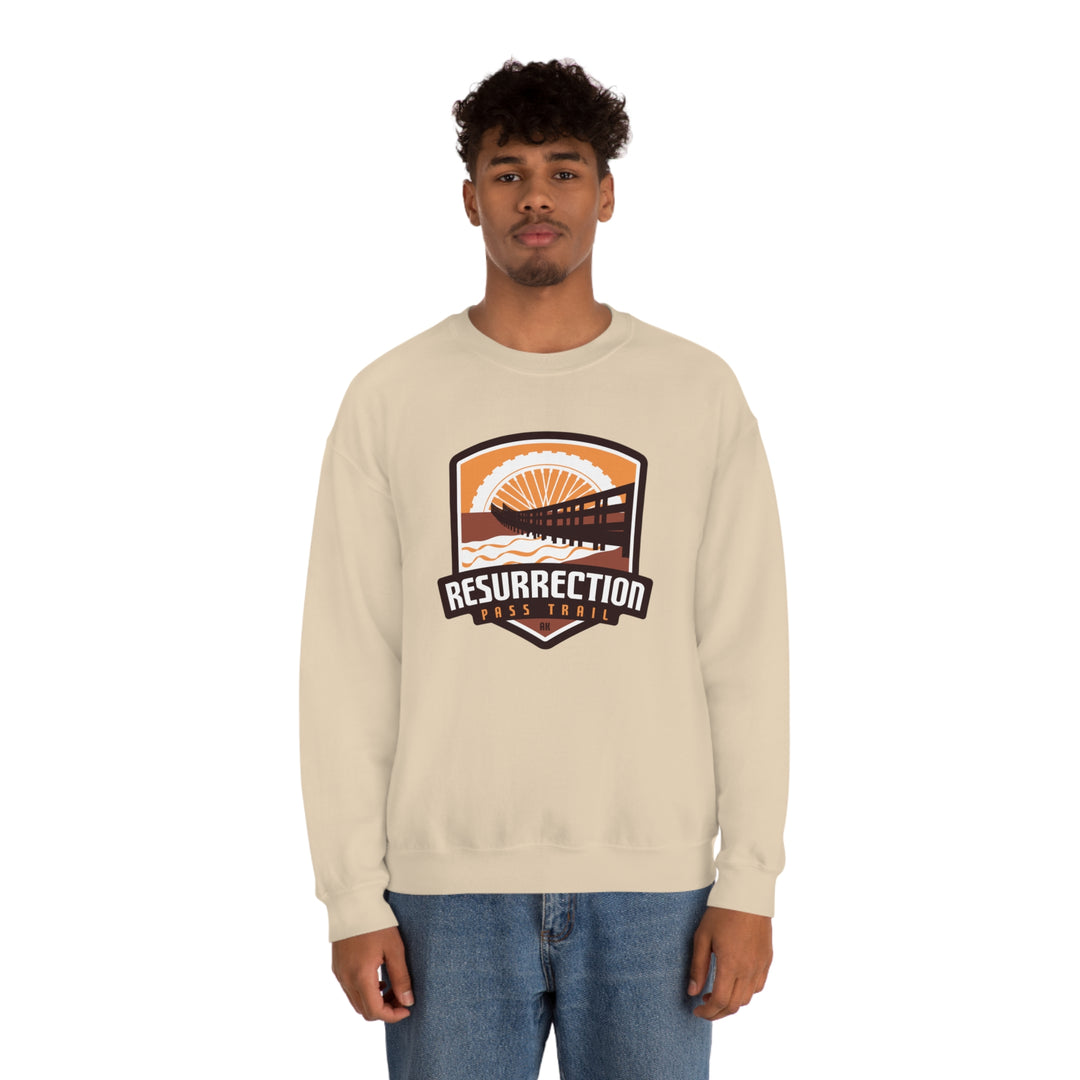 Resurrection Pass Trail - Alaska Unisex Heavy Blend Crewneck Sweatshirt