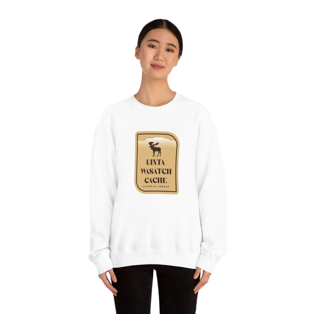 Uinta-Wasatch-Cache National Forest Unisex Heavy Blend Crewneck Sweatshirt