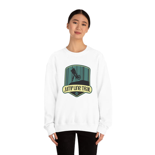 Jump Line Trail - Washington Unisex Heavy Blend Crewneck Sweatshirt