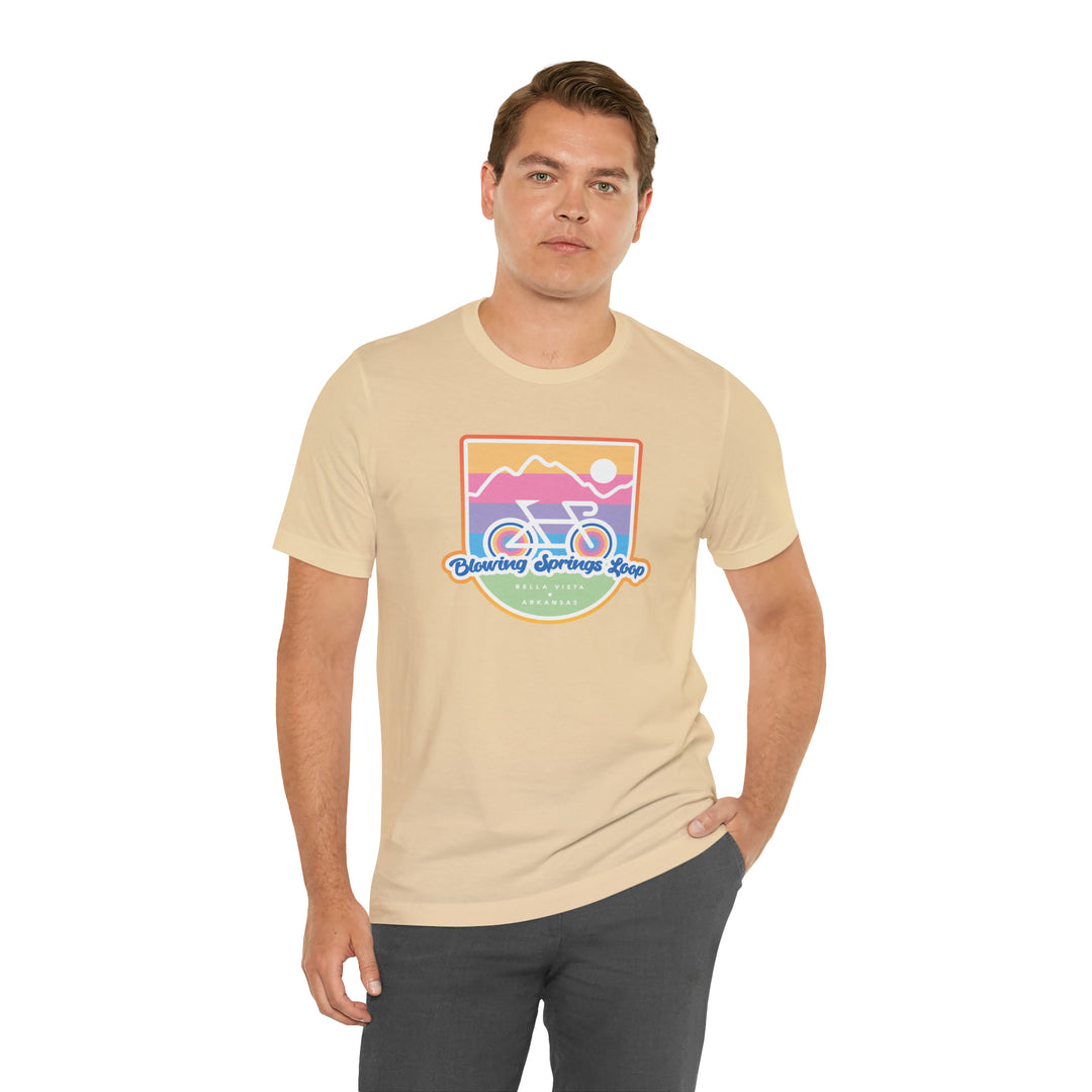 Blowing Springs Loop - Bella Vista, Arkansas Unisex Jersey Short Sleeve Tee - Gift for hikers