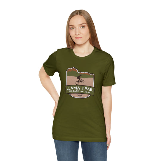 Llama Trail - Big Park, Arizona Unisex T-Shirt