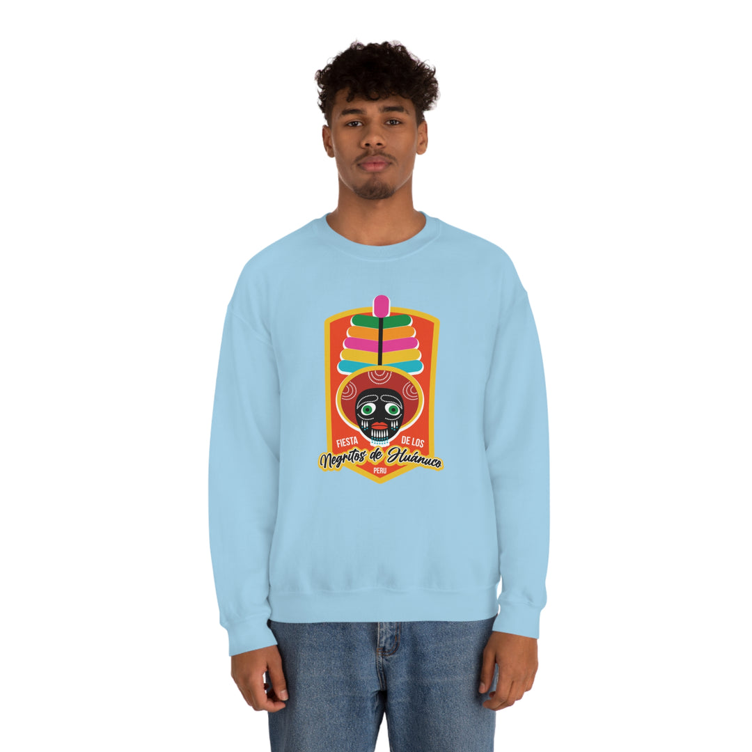 Fiesta de los Negritos de Huanuco - Peru Unisex Heavy Blend Crewneck Sweatshirt