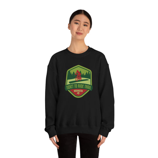 Ticket to Ride Trail - Washington State Unisex Heavy Blend Crewneck Sweatshirt