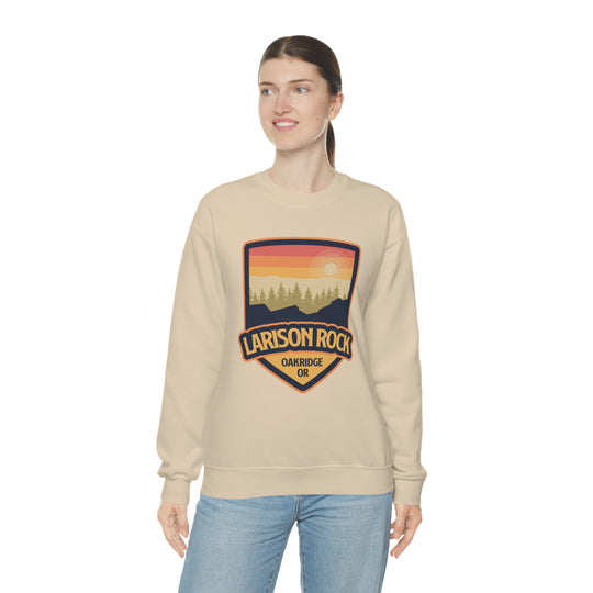 Larison Rock - Oakridge, Oregon Unisex Heavy Blend Crewneck Sweatshirt