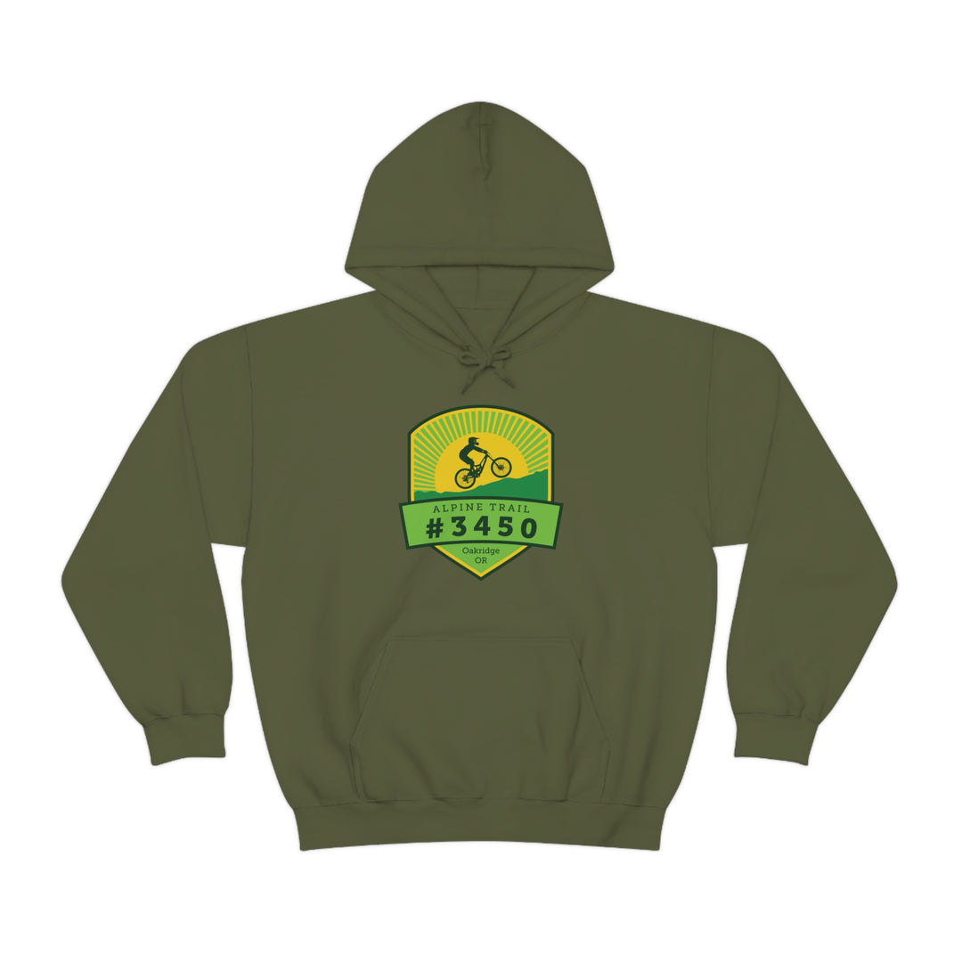 Alpine Trail #3450 - Oakridge, Oregon Unisex Heavy Blend Hooded Sweatshirt