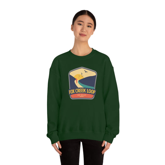 Fox Creek Loop - Sun Valley, Idaho Unisex Heavy Blend Crewneck Sweatshirt