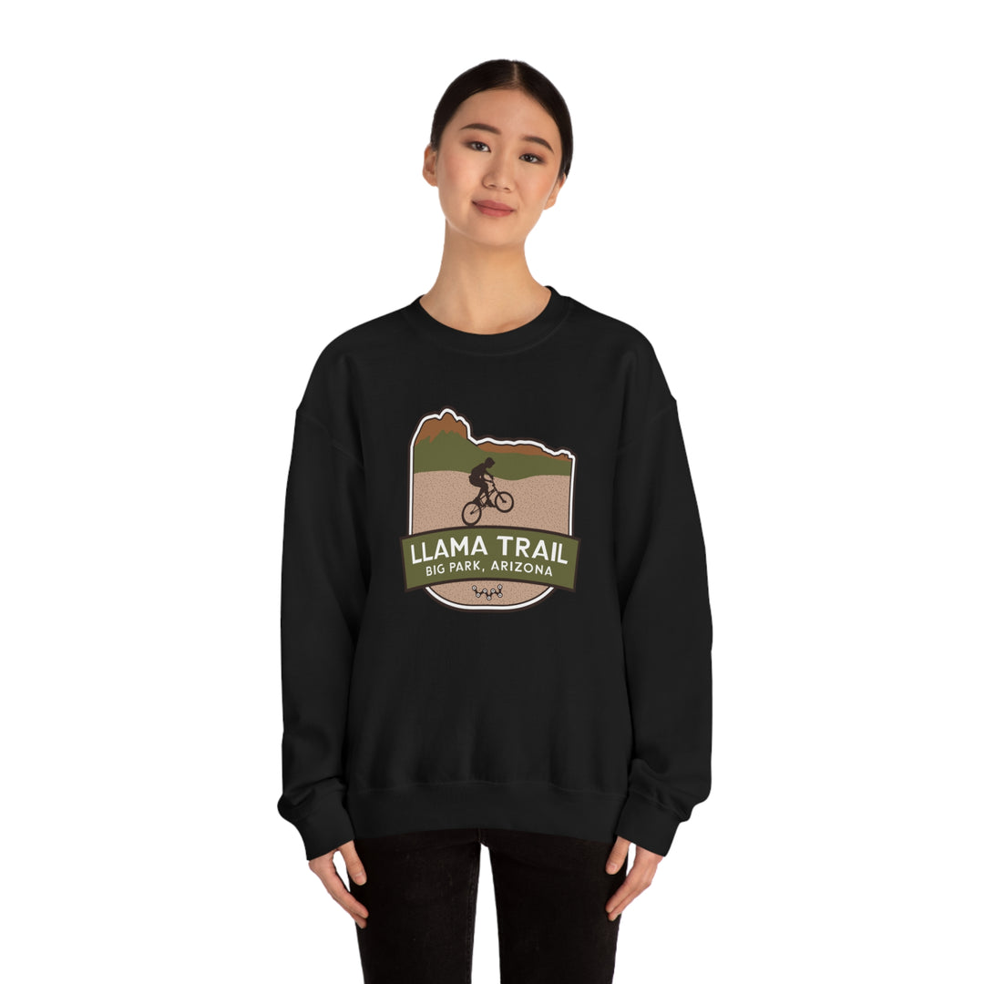 Llama Trail - Big Park, Arizona Unisex Heavy Blend Crewneck Sweatshirt