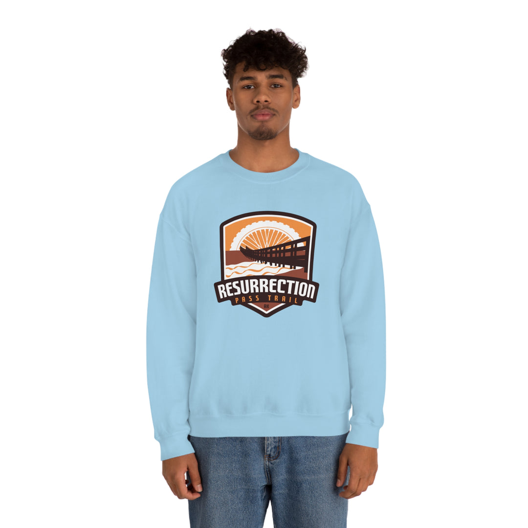 Resurrection Pass Trail - Alaska Unisex Heavy Blend Crewneck Sweatshirt