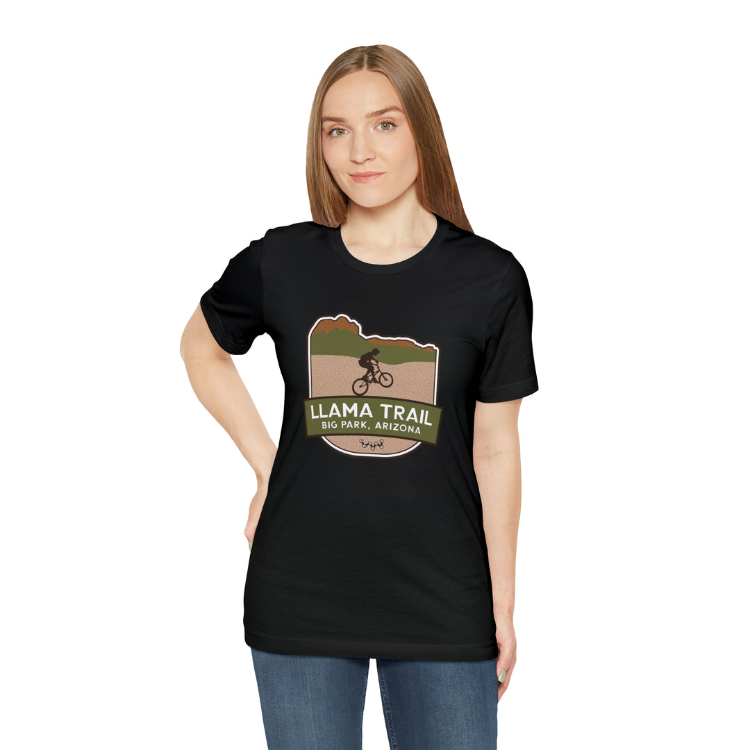 Llama Trail - Big Park, Arizona Unisex T-Shirt