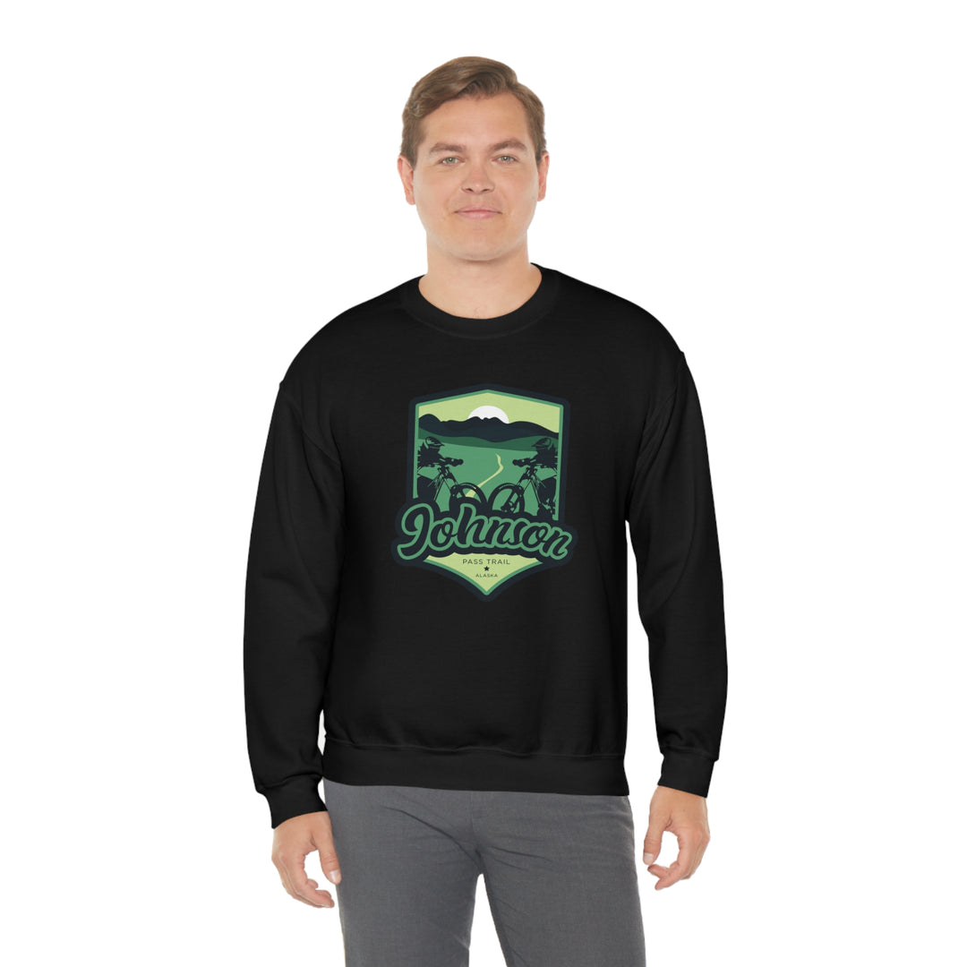 Johnson Pass Trail - Alaska Unisex Heavy Blend Crewneck Sweatshirt