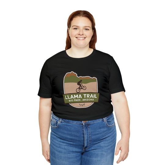 Llama Trail - Big Park, Arizona Unisex T-Shirt