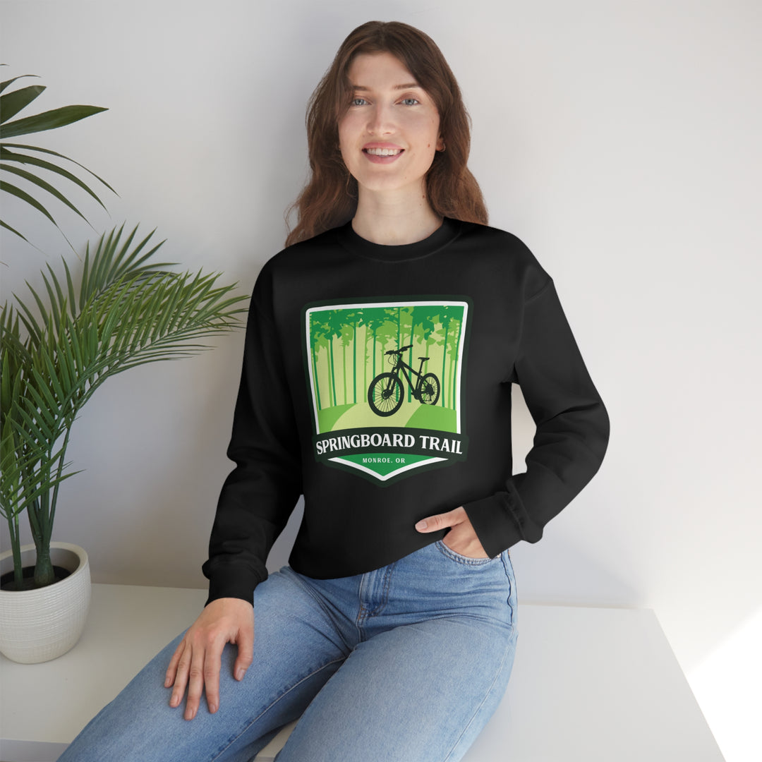 Springboard Trail - Monroe, Oregon Unisex Heavy Blend Crewneck Sweatshirt