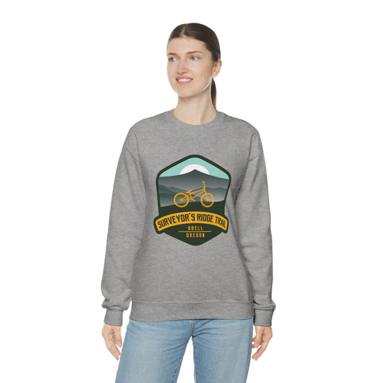 Surveyor's Ridge Trail - Odell, Oregon Unisex Heavy Blend Crewneck Sweatshirt