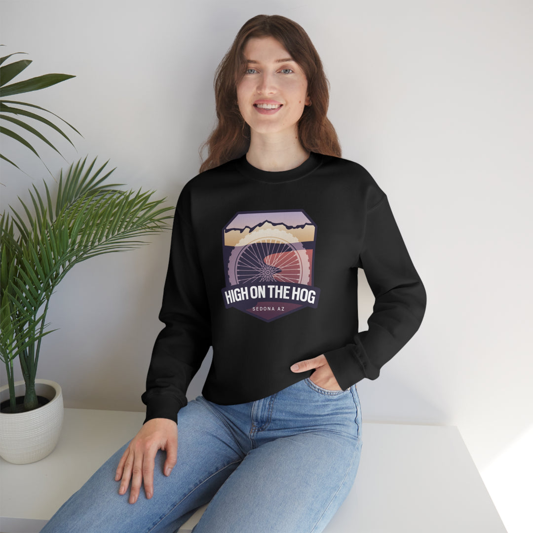 High on the Hog - Sedona, Arizona Unisex Heavy Blend Crewneck Sweatshirt