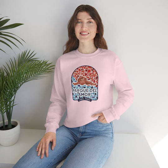 Parque del Amor - Lima, Peru Unisex Heavy Blend Crewneck Sweatshirt