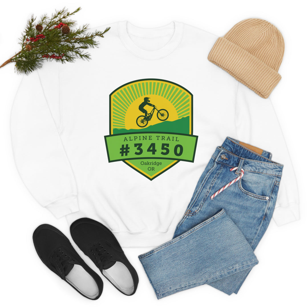 Alpine Trail #3450 - Oakridge, Oregon Unisex Heavy Blend Crewneck Sweatshirt