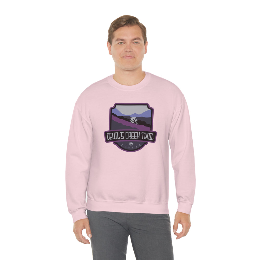 Devil's Creek Trail - Alaska Unisex Heavy Blend Crewneck Sweatshirt