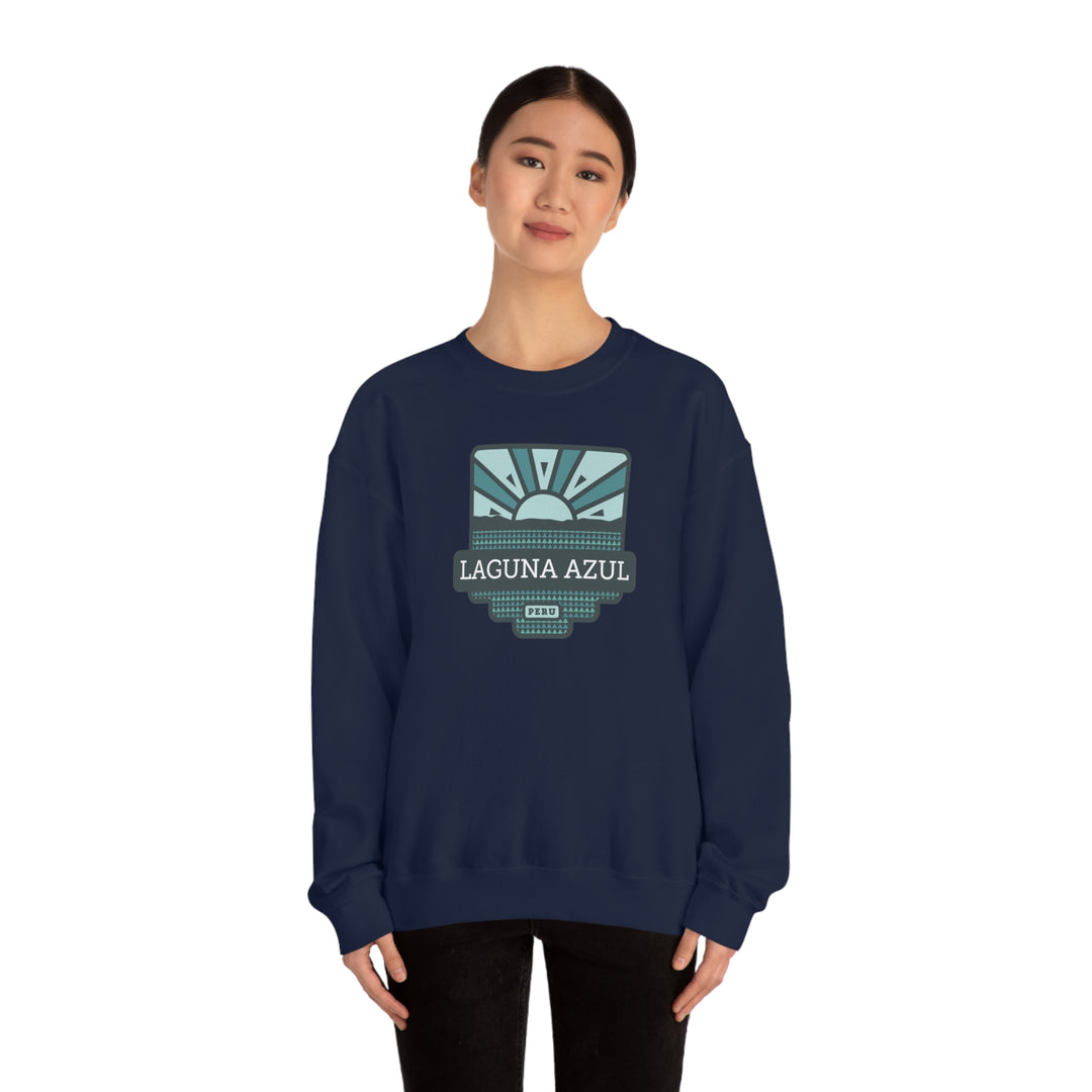 Laguna Azul - Peru Unisex Heavy Blend Crewneck Sweatshirt