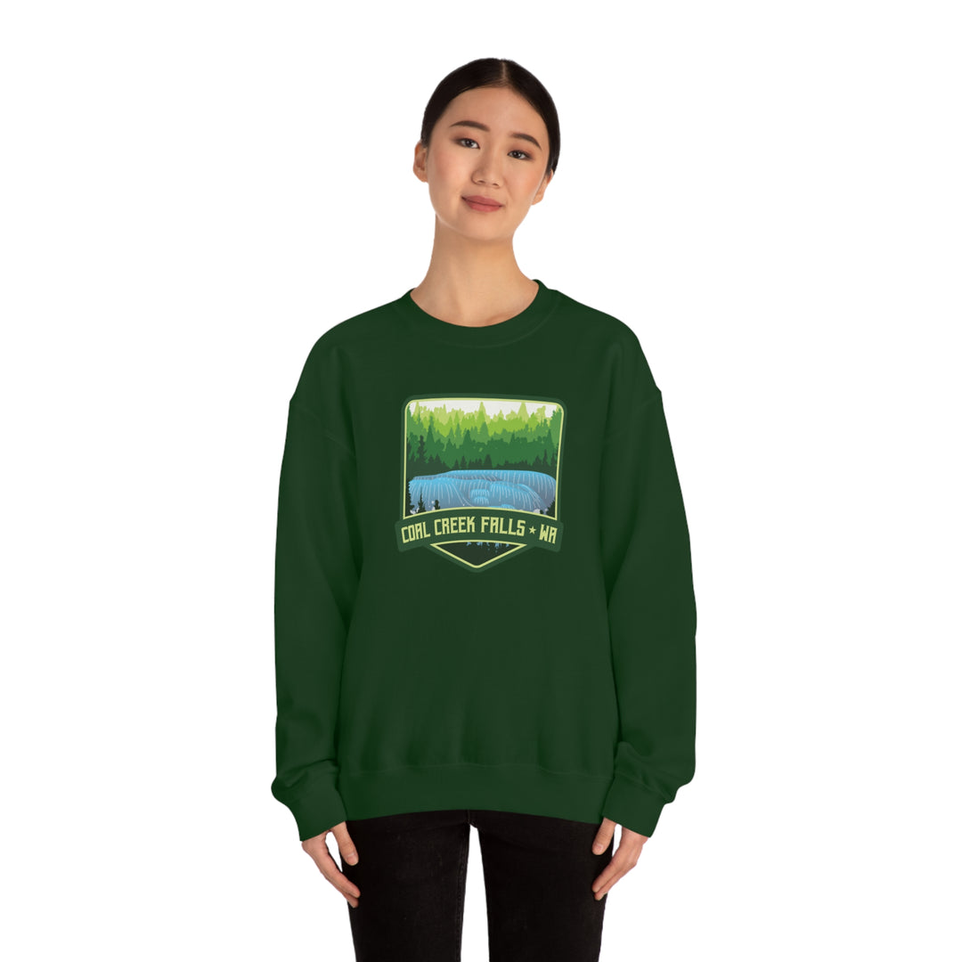 Coal Creek Falls - Washington Unisex Heavy Blend Crewneck Sweatshirt