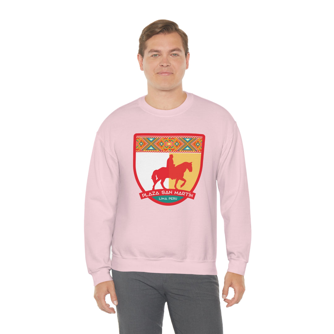 Plaza San Martín - Lima, Peru Unisex Heavy Blend Crewneck Sweatshirt