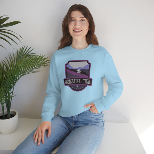 Devil's Creek Trail - Alaska Unisex Heavy Blend Crewneck Sweatshirt