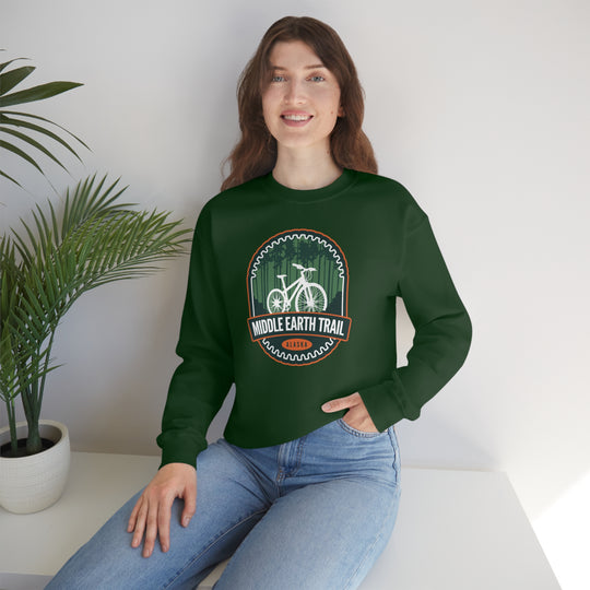 Middle Earth Trail - Alaska Unisex Heavy Blend Crewneck Sweatshirt