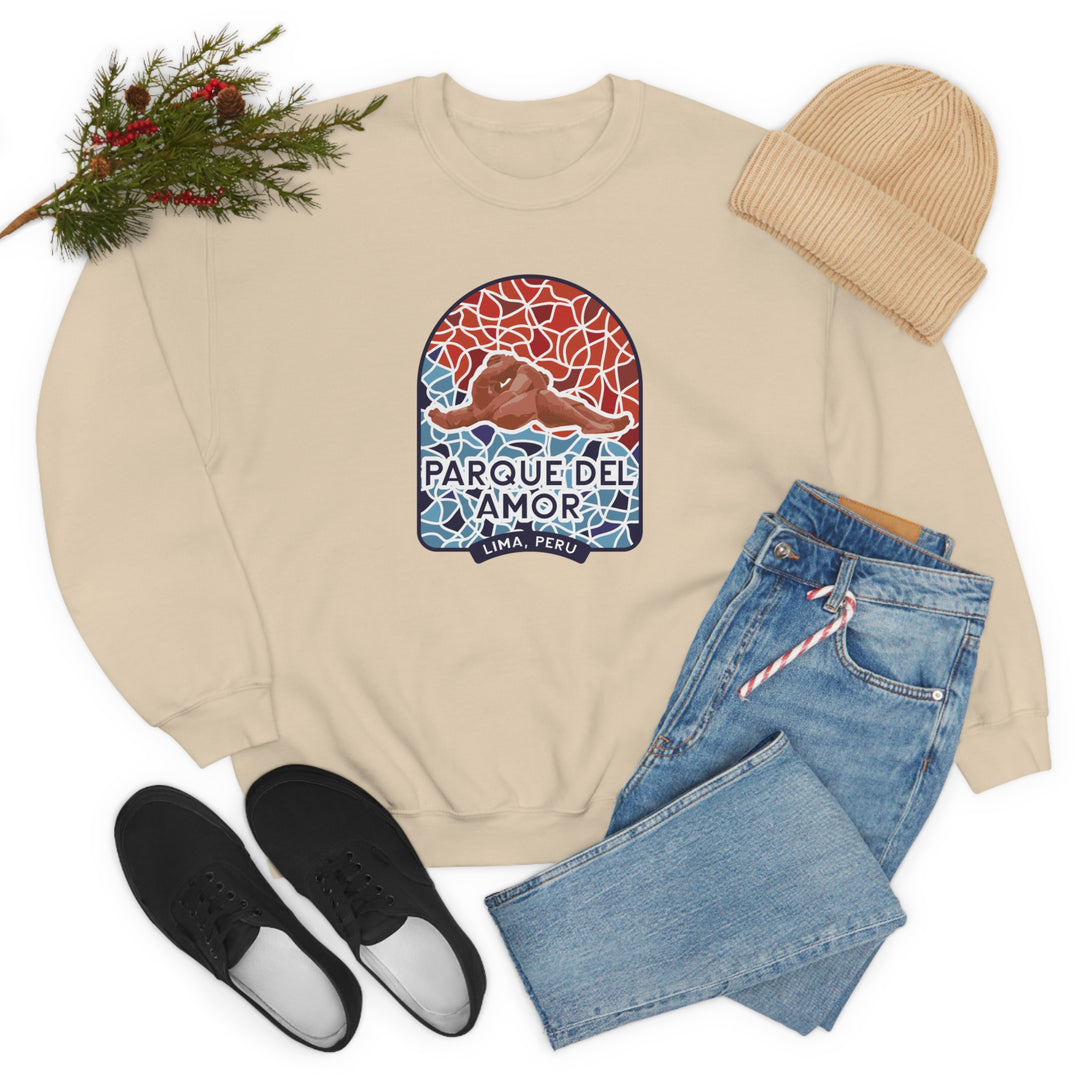 Parque del Amor - Lima, Peru Unisex Heavy Blend Crewneck Sweatshirt